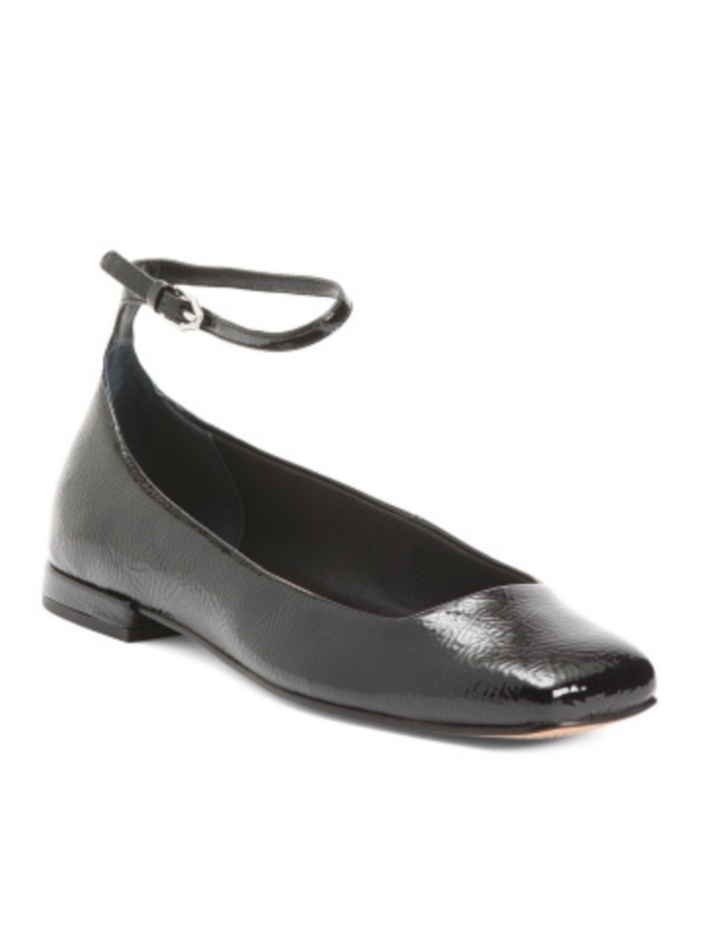 NEW Dolce Vita Ashya Ankle Strap Flats Midnight Black Women’s Size 9 - Picture 4 of 9